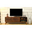 Unfinished TV Stand for TVs up to 65" with Fireplace Included