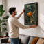 Solitary Goldfish Coastal - Framed Print-643791068-643791056