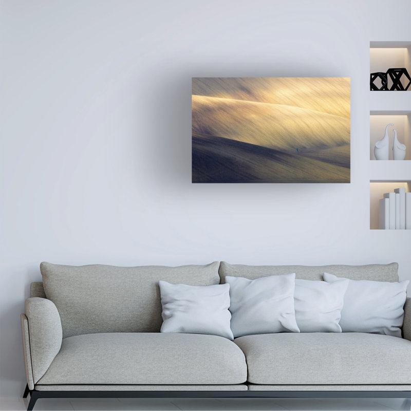 Art mural sur toile tendue - «Man At Work» par Piotr Krol pour décoration de salon, de chambre à coucher ou de bureau - 12 x 19