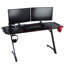 Bureau d'ordinateur en bois massif Harshni
