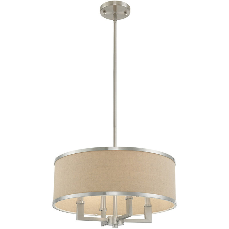4 - Light Drum Chandelier