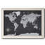Carte de voyage à punaises - Carte ancienne des États-Unis, impression sur toile encadrée-133431069-133431082