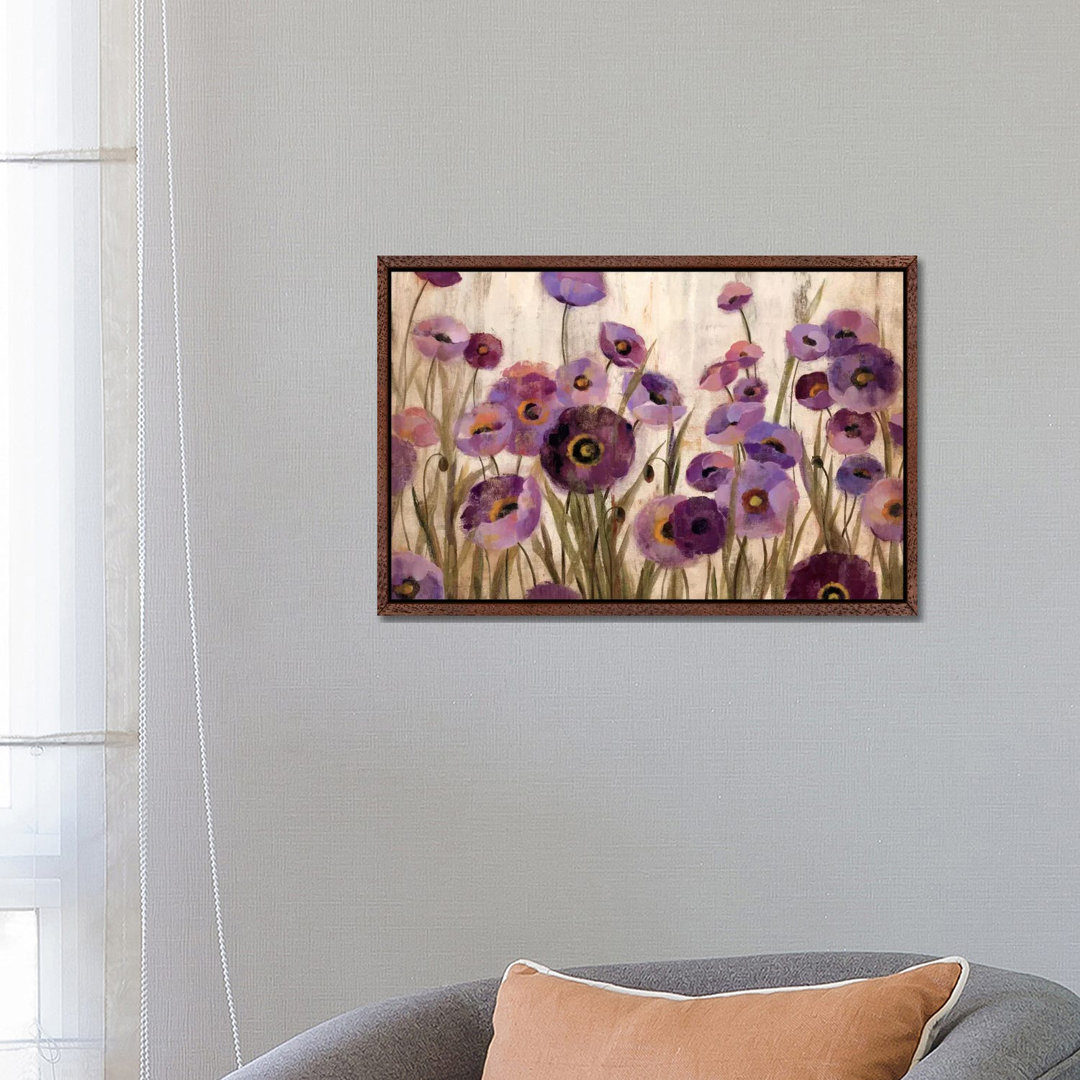 Leinwandbild Pink and Purple Flowers von Silvia Vassileva