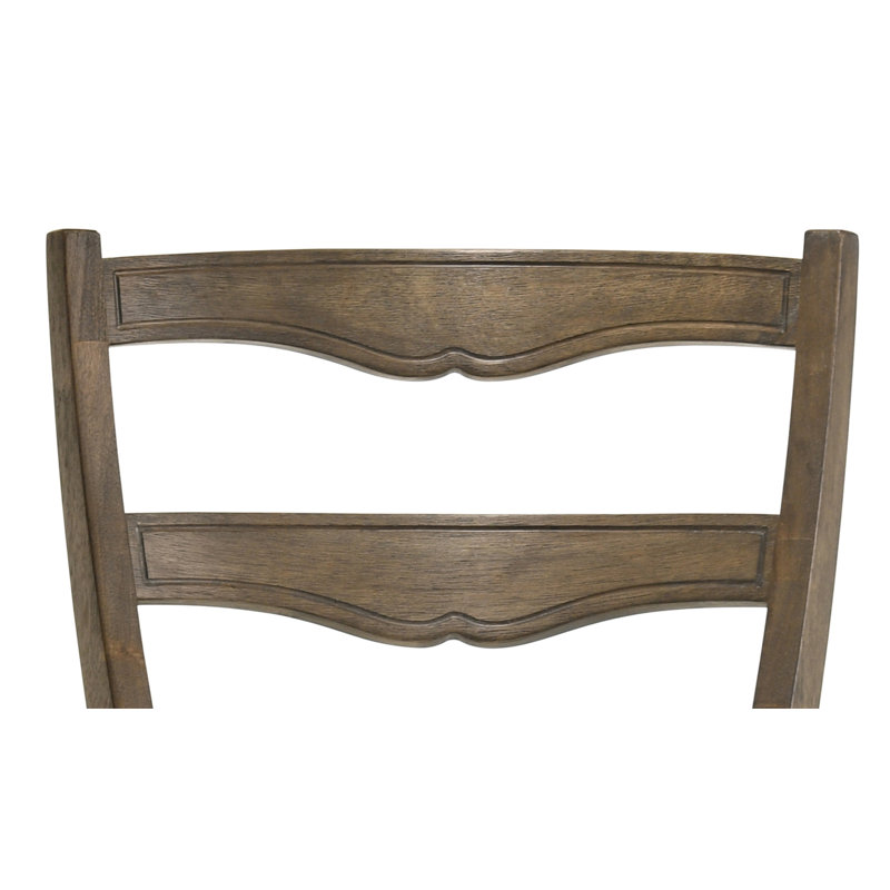 Parfield Weathered Oak Finish 5Pcs Round Dining Room Set