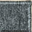 Custom Size Anti Slip Latex Back Machine Washable Low Profile Loop Pile Abstract Charcoal Runner Rug-73916382
