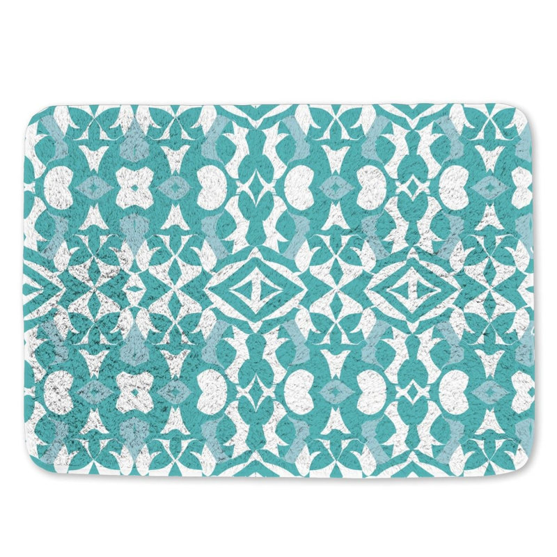 Marshana Microfiber / Microsuede Non-Slip Bath Mat, 17"W x 24"L