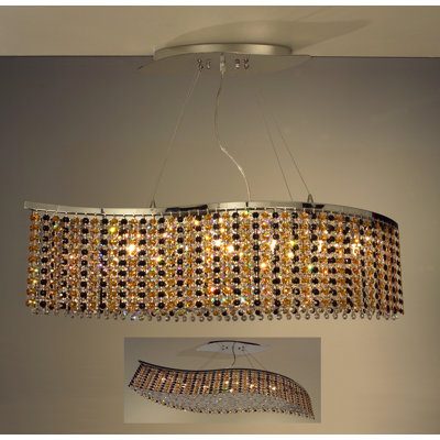 Mirco 8 - Light Chrome Kitchen Island Pendant