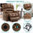 Anastasie Upholstered Heated Massage Chair-477425361