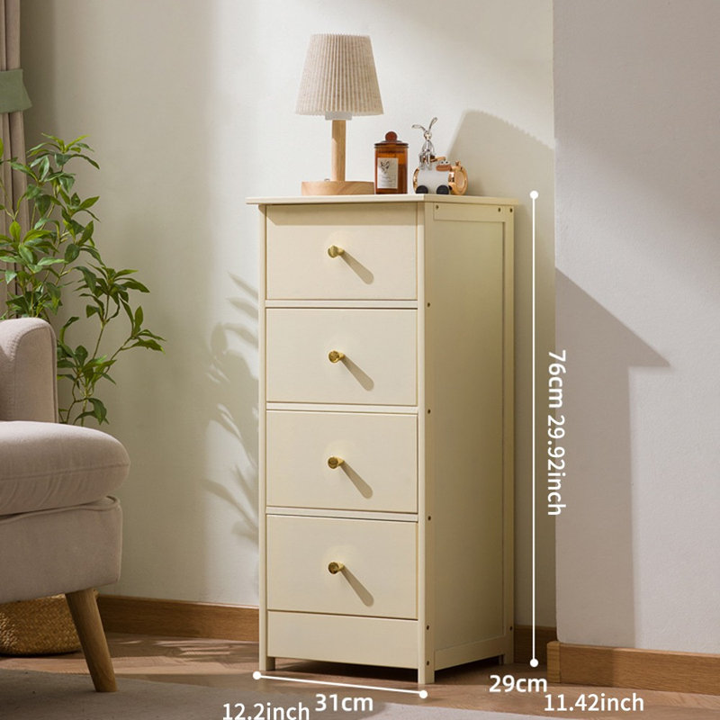 31cm W Solid Wood Bedside Table, 31(L)*29(W)*76(H) CM