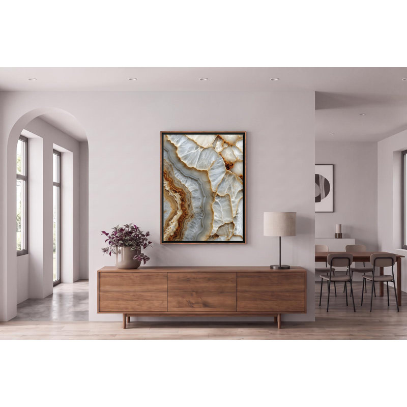 Amber Strata, 30" H x 40" W