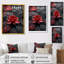 Étang de lotus romantique rouge et noir photo III - impression d'art mural Lotus-106167230-106167232