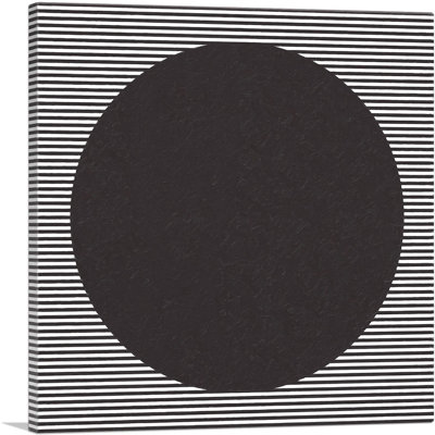 " Mid-Century Modern Black Hole in Blinds " Graphic Art Print
