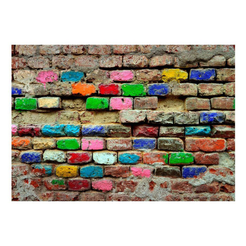 Papier peint brique Didmarton, L 57 po x L 41 po