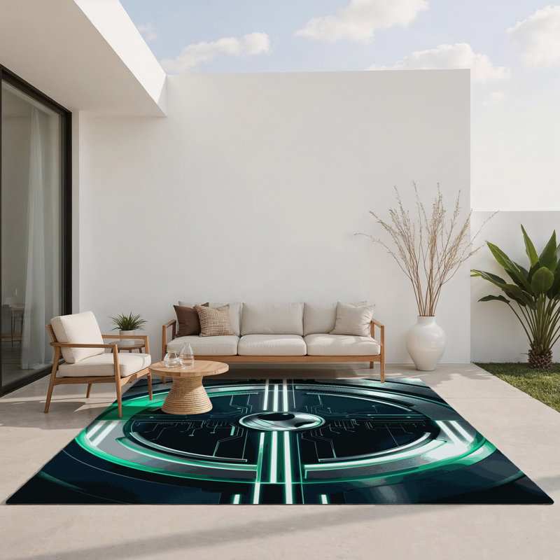 Tapis intérieur et extérieur Spectrum Nexus, Rectangle 1 pi 6 po x 2 pi 6 po