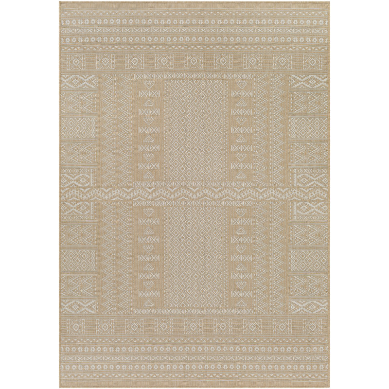 Southwestern Indoor / Outdoor Rug, Rectangle 5'3" x 7'