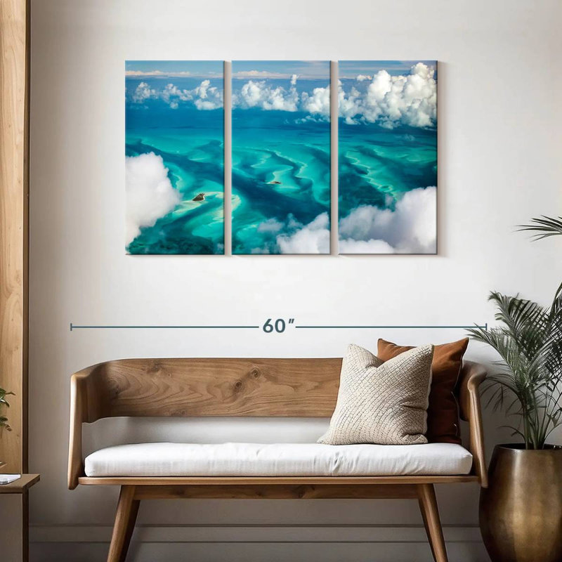 Gillard Bahamas Clouds, 28" H x 45" W