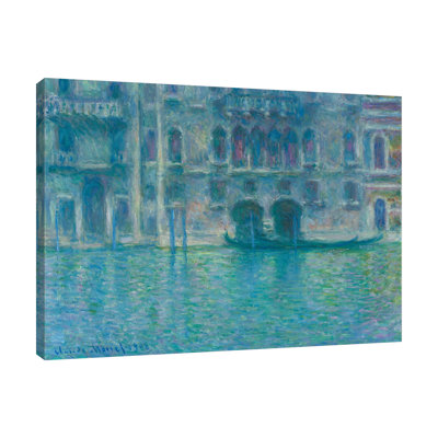 «Palazzo Da Mula, Venice» par Claude Monet, reproduction d'art sur toile tendue