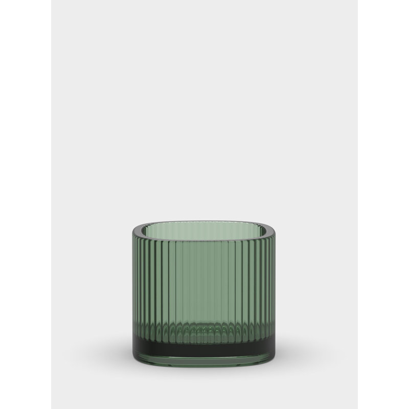 Magica Votive Candle Holder, 3.2'' H X 2.8'' W X 2.8'' D, Green
