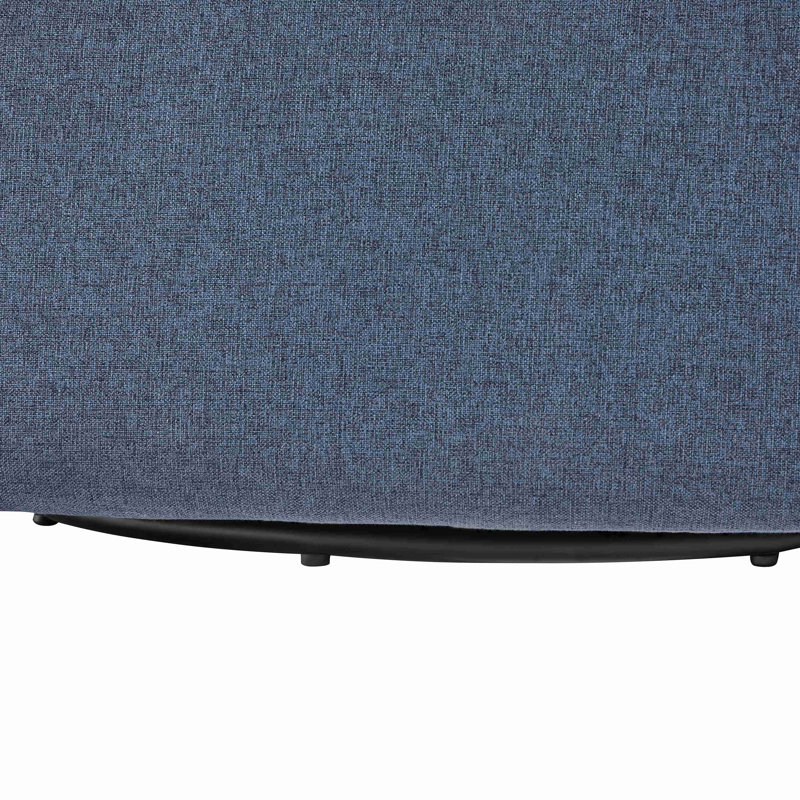 Chaise pivotante Edie, Bleu