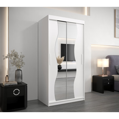Birecree 2 Door Manufactured Wood Wardrobe