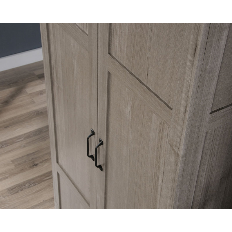 Rubik 29.685'' Wide Accent Cabinet, Black, Gray