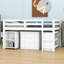 Lit mezzanine double bas avec cabinet-2130900312