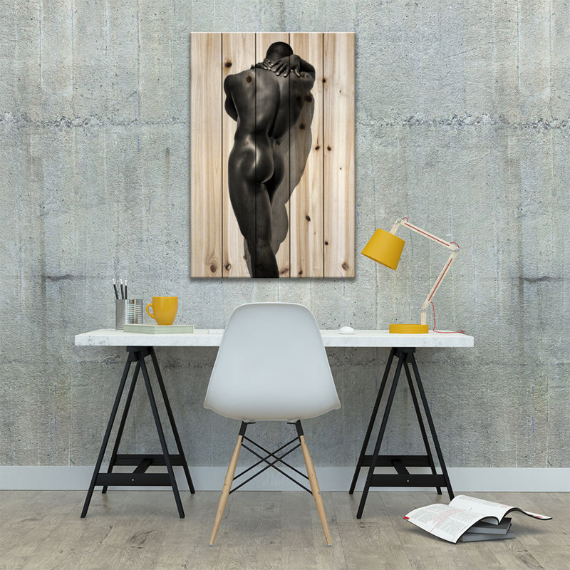 «Brandens Back» par Gregory Prescott, impression sur bois sans cadre, L 26 po x H 40 po