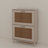 2-Tier Entryway Shoe Storage Cabinet Rack - Stable Spacious Organizer, Easy Access, Holds Up To 12 Pairs