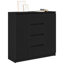 Sideboard With Drawers 100.5X35x98.5 Cm Engineered Wood-795893124
