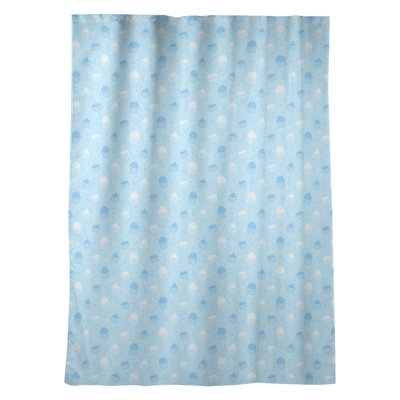 Panneau de rideau simple occultant et isolant avec passe-tringle pastel petits gâteaux