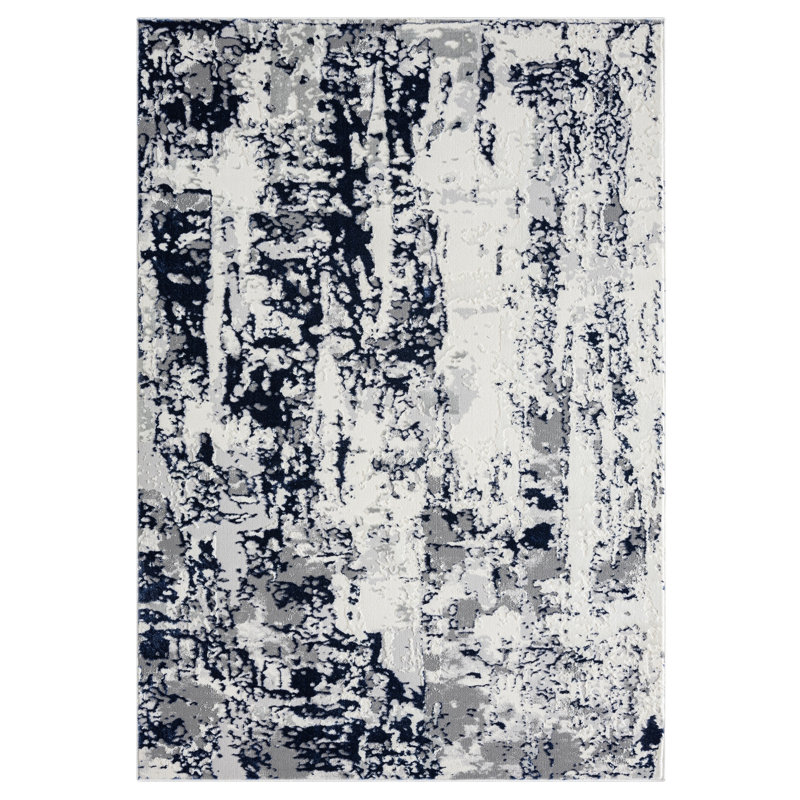 Dipazika Abstract Indoor Rug, Rectangle 7'5'' x 10'8''