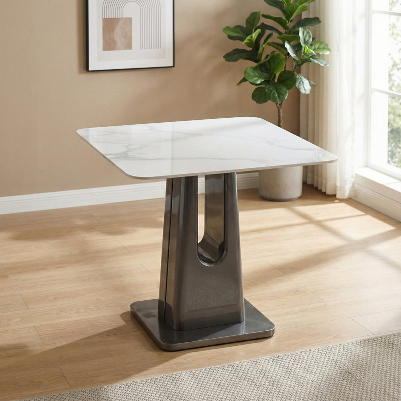 Charvae Pedestal End Table