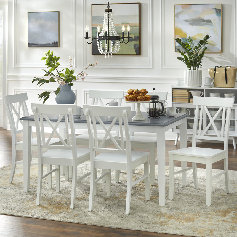 Ensemble repas pour 6 personnes Aliee, Blanc