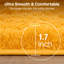 Solid Colour Machine Tufted Shag Area Rug-1924318683