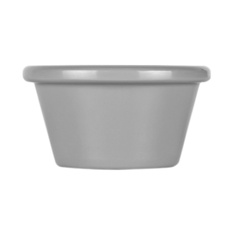 Elite Global Solutions Melamine Condiment Server, Gray, 1.63" H x 3" W x 3" D