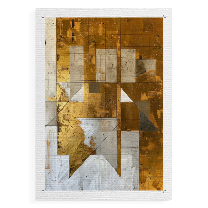 ABSTRACT Series XCVII - Impression sur toile seulement - NON-CADRE, H 60 po x l 40 po