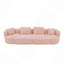 Canapé modulaire modulaire de 137,8 po sans os rembourré pour le salon-130191741-130191737