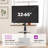 Allejah Modern Swivel Corner TV Stand for TVs up to 65 inch with One Shelf-1908032792