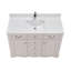 48" Cadet Finish Solid Wood Sink Vanity  With 1' Artificial Stone Top-381423753