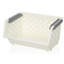 Hand Woven Plastic Metal Storage Bin
