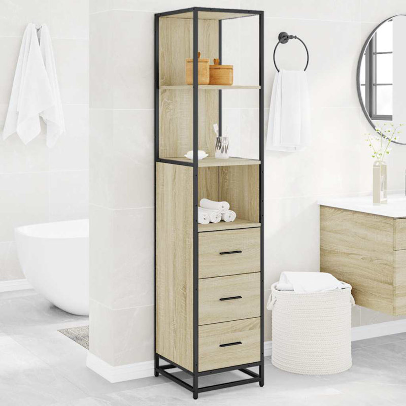Bathroom Cabinet, Sonoma Oak