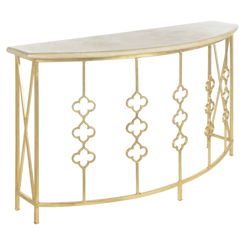 Quatrefoil 60" Console Table