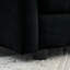Comfy Personalized Armchair - Single Seat In Black Chenille With Stable Frame