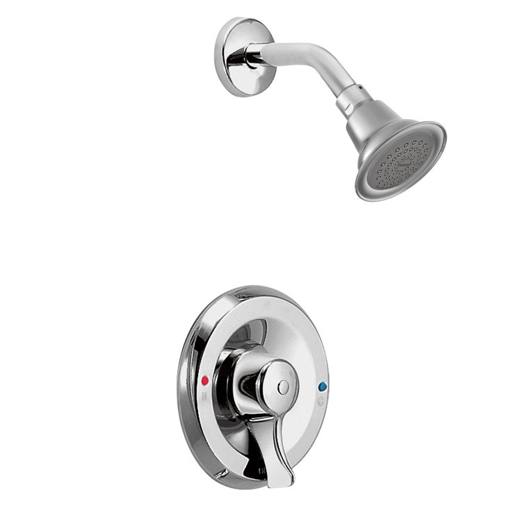 Commercial Thermostatic Shower Faucet with Lever Handle and Posi-Temp