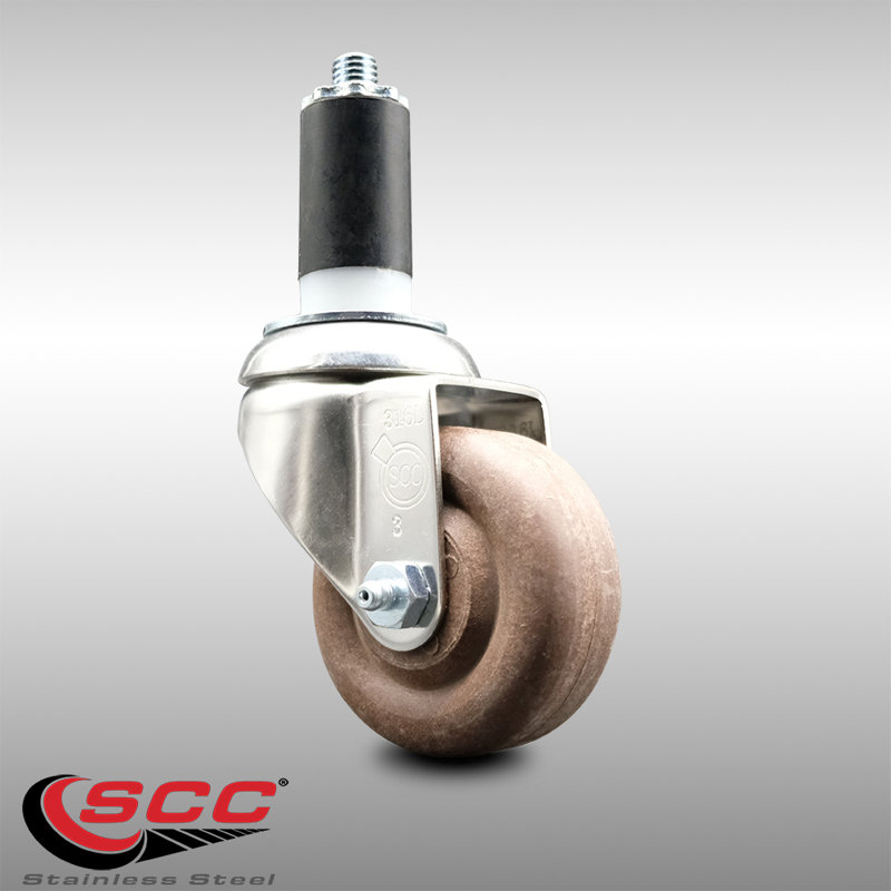 Stem Caster, 3" H x 3" W