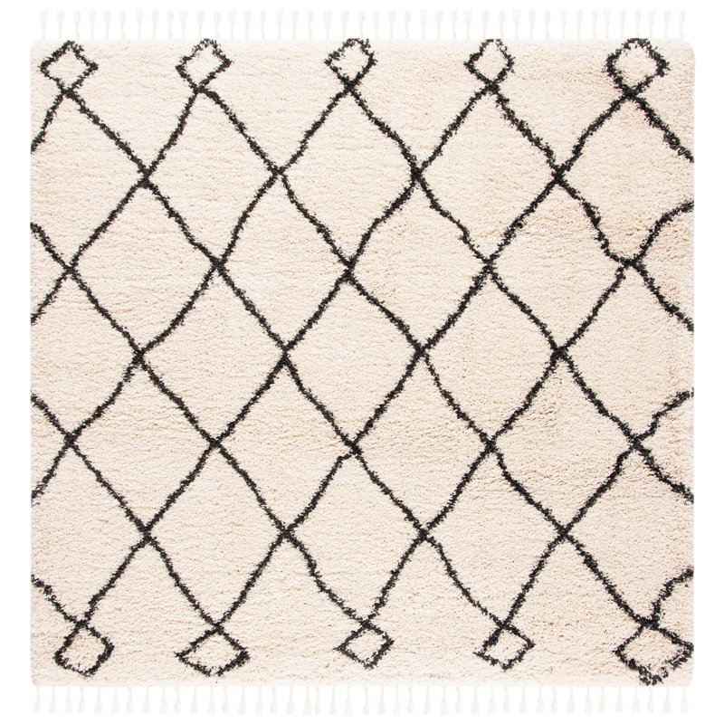 Imraan Performance Abstract Rug, Square 5'1"