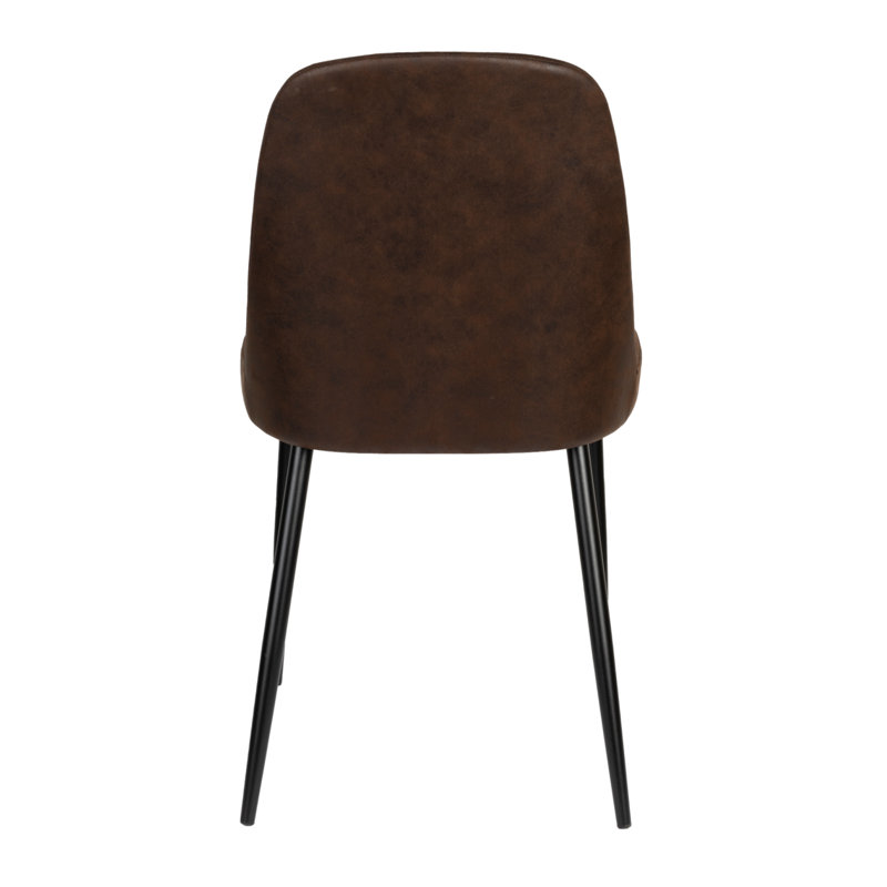 Alana Upholstered Dining Chair, Brown