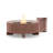 Rook Round Concrete Smokeless Fire Pit Table-90732172-90732171