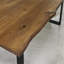 Norman Oak Rectangular Unfinished Wood Top Dining Table with Steel Base-1530349330-1530349336