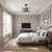 3-light Modern Semi Flush Mount 